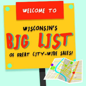 Wisconsin City-Wide Sale Big list